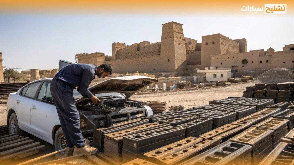 حراج سيارات مصدومة في نجران